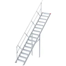 Euroline 510 Treppe 45° 600 mm Aluminium