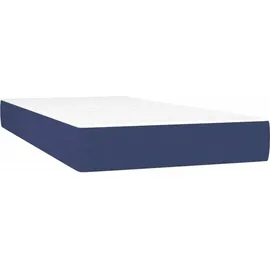 vidaXL Boxspringbett 100 x 200 cm Blau