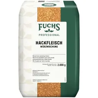 Fuchs Professional - Hackfleisch Würzmischung | Gewürz für Frikadellen oder Cevapcici | Profi-Qualität für Großverbraucher | 2 kg im recyclebaren Beutel