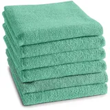 DDDDD Geschirrtuch Küchenhandtuch Logo, aus 100% Baumwolle, 50x55 cm, (Set, 6-tlg), Küchentuch aus weicher Frottee, sehr saugstark und langlebig grün