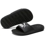 Puma Cool Cat 2.0 Badelatschen Kinder 01 black-white 28