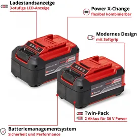 Einhell Power X Change Plus 18 V 2 x 5,2 Ah 4511526