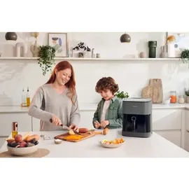 Panasonic NF-CC500SXE Heißluft-Fritteuse 5 l, 1450 W Grau