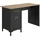 Gami Schreibtisch GAMI "Manchester", schwarz (schwarz, eiche), B:120cm H:72,6cm T:55cm, Tische, Schreibtisch, mit Stauraum