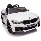 TPFLiving Elektro-Kinderauto BMW M5 weiss