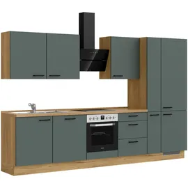 Nobilia Küchenzeile Easytouch II 330 cm grün