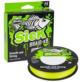 Berkley Sick Braid - 150m geflochtene Schnur White / 24.6kg, Farbe:White