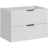 petits-meubles Waschtischunterschrank 80,4 x 57 x 46 cm Weiß