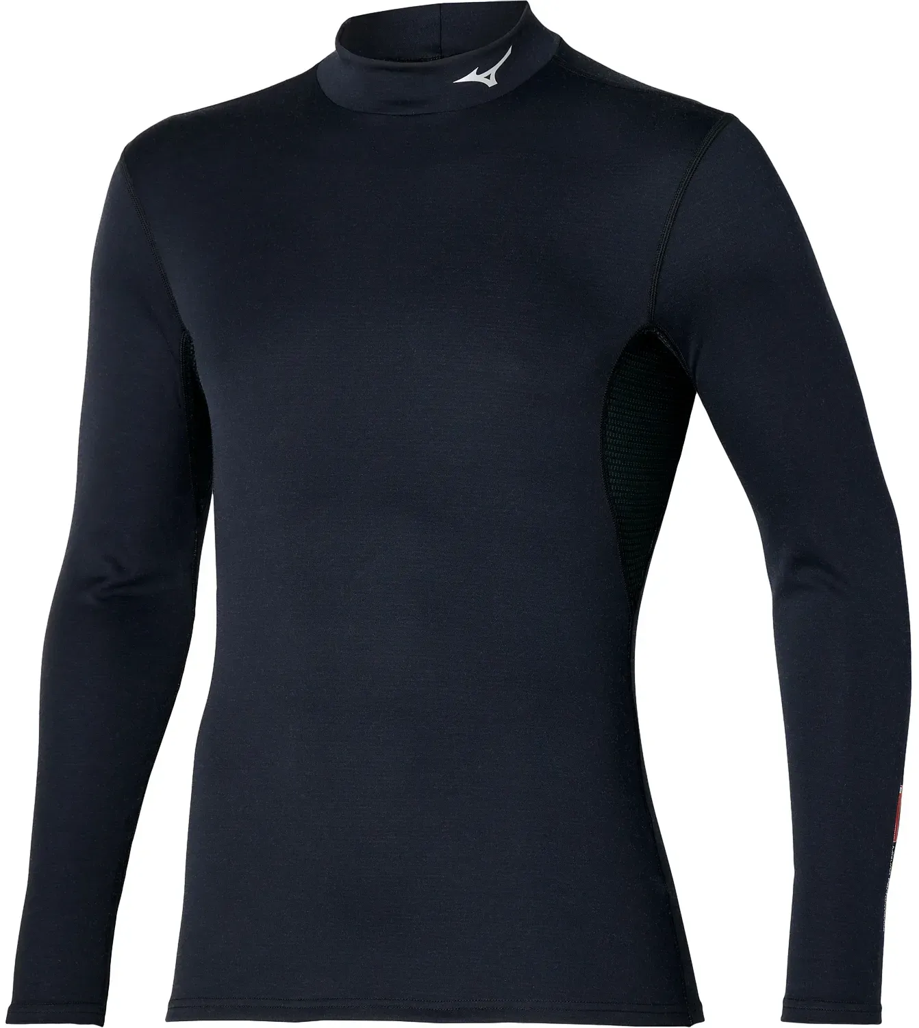 Mizuno Mock Mid Weight High Neck, schwarz