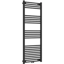 neu.haus Handtuchheizkörper Voss 600 x 1400 mm 655 W schwarz Mittelventil