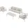 homsy by ana johnson Gartenlounge-Set HOMSY BY ANA JOHNSON "Hilo", beige, Aluminium, Sitzmöbel-Sets, inkl. 2 Sessel, 1 Sofa, 1 Tisch, Sitz- und Rückenkissen, 2 Dekokissen, Topseller