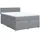 vidaXL Boxspringbett 140 x 200 cm Hellgrau