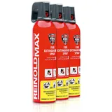Xenotec Premium Feuerlöschspray – 3er Set - 750ml – Stopfire – Autofeuerlöscher – REINOLDMAX – wiederverwendbar – geeignet für Fettbrände – 3 x 750g