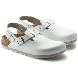Birkenstock Clog Tokio Super Grip, Naturleder, Weite normal, weiß - 47