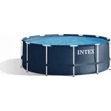 Intex Frame Pool Rondo 366 x 122 cm marine blau