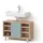 livinity Waschbeckenunterschrank Fucino 80 x 54 x 32 cm Grün