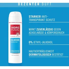 Hidrofugal Deo-Spray CLASSIC 4 x 150 ml