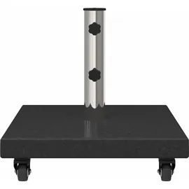 vidaXL Schirmständer Granit 45 x 45 x 45 cm Schwarz