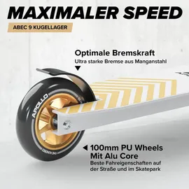 Apollo Genius Pro 4.0 Weiß/Gold