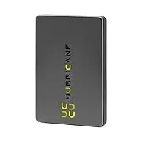 HURRICANE md25c3 Externe Festplatte 500GB 2.5" USB-C Speicher tragbar für Fotos TV PC Laptop PS4 PS5 Xbox kompatibel mit Windows Mac Linux - grau