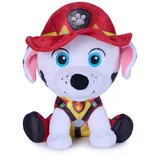 PAW PATROL GUND Dino-Film Marshall Plüschtier, kuscheliger 15cm Fellfreund in Kinofilm Uniform, für Kinder ab 1 Jahr