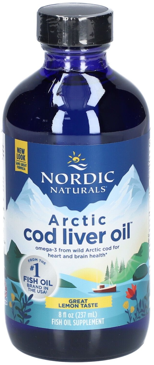 Nordic Naturals® Arctic Cod Liver OilTM liquide 237 ml huile