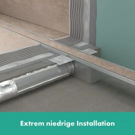 Hansgrohe RainDrain Compact Duschrinne 900 mm befliesbar edelstahl gebürstet