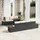 vidaXL Garten-Sofa-Set 8-tlg. Schwarz