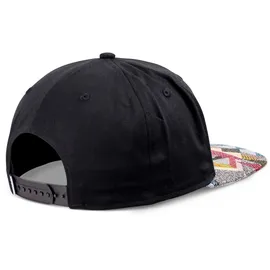 Djinn's 5 Panel Snapback Cap Rubber Aztek schwarz Einheitsgröße