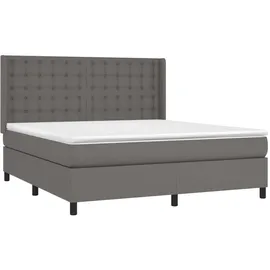 vidaXL Boxspringbett 160 x 200 cm Grau