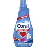 Coral Waschmittel Optimal Color flüssig, 22 WL