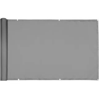 DEUBA Balkonverkleidung 500 x 90 cm grau Polyester