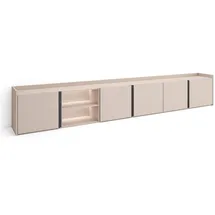 SKRAUT HOME Lowboard 309x50x35 cm Beige Holzwerkstoff