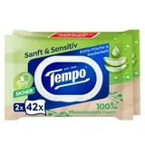 TENA Feuchtes Toilettenpapier sanft & sensitiv 2 x 42 Tücher