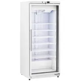Royal Catering Gefrierschrank - 580 L - - Glastür - Silbern - Kältemittel R290