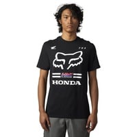 Fox Racing Herren Fox X Honda Premium Kurzarm-T-Shirt, Schwarz, Small
