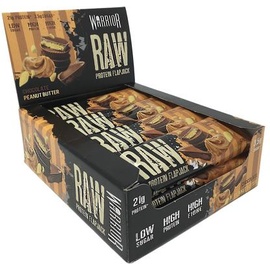 Warrior Raw Protein Flapjacks, 12 x 75g Riegel, Chocolate Peanut Butter