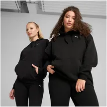 Puma Essentials Relaxed Fleece Hoodie Damen 01 black L