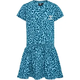hummel hmlFLOWY AOP DRESS S/S blue coral 116