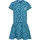 hummel hmlFLOWY AOP DRESS S/S blue coral 116