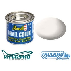 Revell Modellbau Farbe Email Color Weiß matt 14 ml RAL 9001 32105
