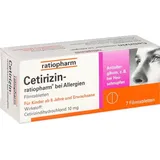 Cetirizin-ratiopharm bei Allergien 10 mg Filmtabl.