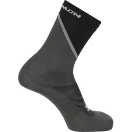 Salomon Pulse Crew Socken 1 Paar Schwarz/Grau 36-38