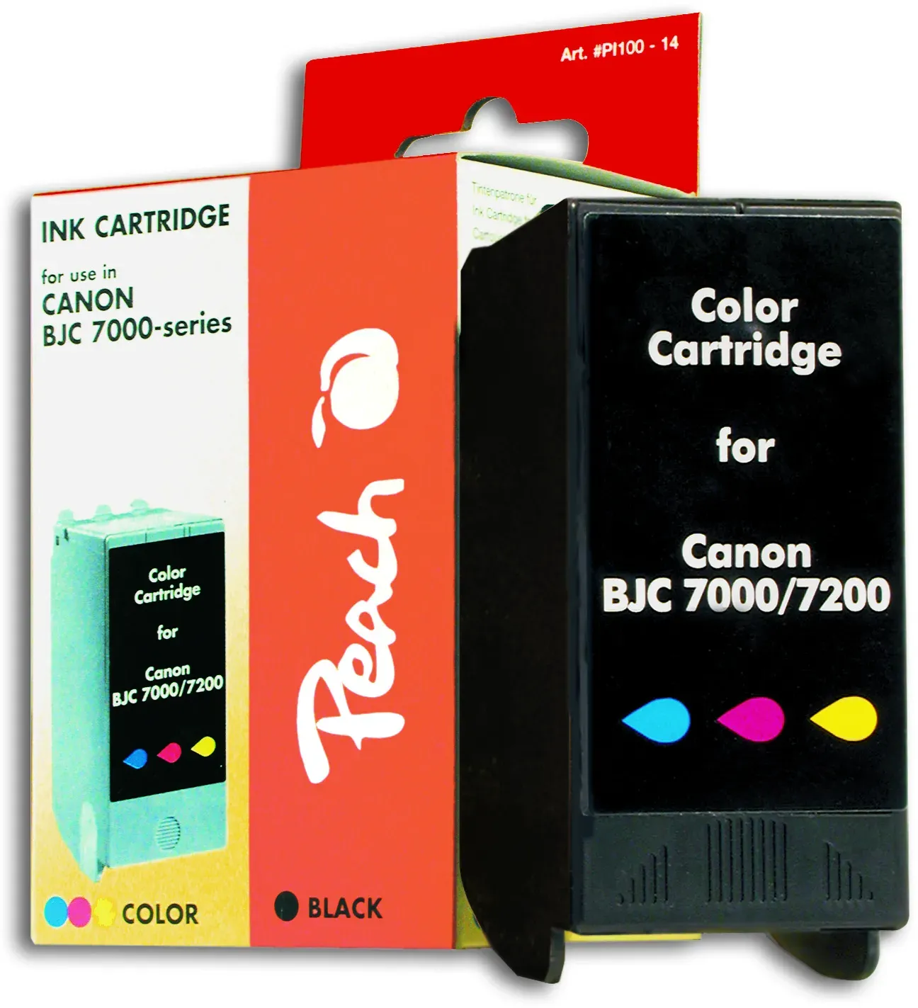 Peach Tintenpatrone color kompatibel zu Canon BCI-61C