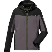 KILLTEC Herren Funktionsjacke/Outdoorjacke mit Kapuze, packbar KOS 6 MN JCKT, anthrazit, 3XL