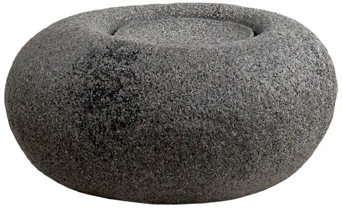 Brunnen Tidi - Lavagrau - 60 cm