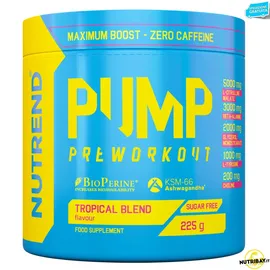 NUTREND Pump Pre-Workout Kaugummi Pulver 225 g