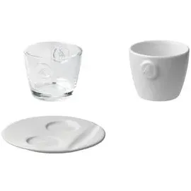 Melitta Espresso-Glas "M-Collection", 80 ml aus Bleikristall, Höhe: 54 mm, ohne Henkel Tasse,