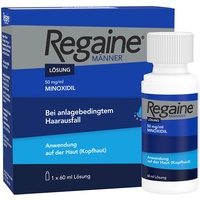 REGAINE Männer Lösung: Mit 50 mg/ml Minoxidil (5%) bei erblich bedingtem Haarausfall, 60 ml