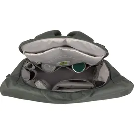 Lässig Outdoor Rolltop Backpack dunkelgrün